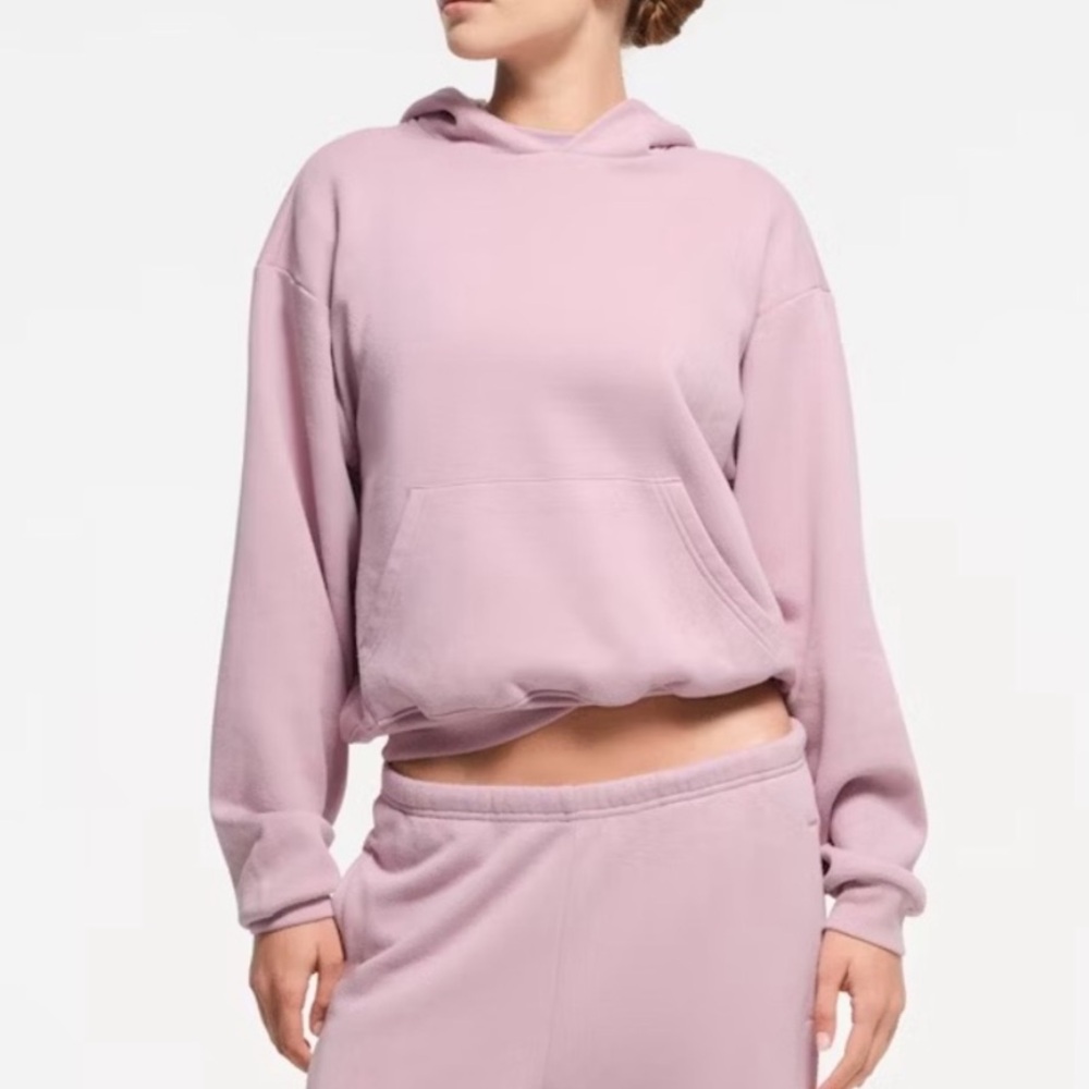 NWT Skims Cotton Fleece Pullover Hoodie